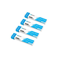 BETAFPV Battery BetaFPV 3.8V 1S 550mAh 40C LiHV Whoop/Micro Battery 4 Pack w/ Plastic Head - BT2.0