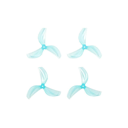 BETAFPV Prop Clear Blue BetaFPV Gemfan 1815 Tri-Blade 45mm Micro/Whoop Prop 4 Pack (1.5mm Shaft) - Choose Your Color