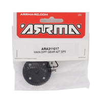 Caloosa Trains And Hobbies ARRMA Parts & Accessories ARA311017, Arrma Felony 6S GP5 Main Differential Ring Gear (42T)