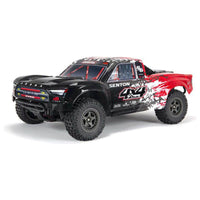 Caloosa Trains And Hobbies RC Short Course Truck 4WD Red ARA4303V3, Arrma Senton 4X4 V3 3S BLX 1/10 RTR Brushless Short Course Truck w/Spektrum SLT3 2.4GHz Radio