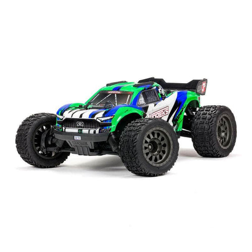 Caloosa Trains And Hobbies Arrma Monster Truck 4WD ARA4305V3, Arrma Vorteks 4X4 3S BLX 1/10 RTR Brushless Stadium Truck (Green) w/2.4GHz Radio