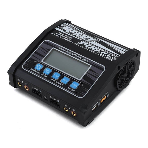 Caloosa Trains And Hobbies Reedy R/C Vehicles, Parts & Accessories ASC27203, Reedy 1416-C2L Dual AC/DC Competition LiPo/NiMH Battery Charger (6S/14A/130Wx2)