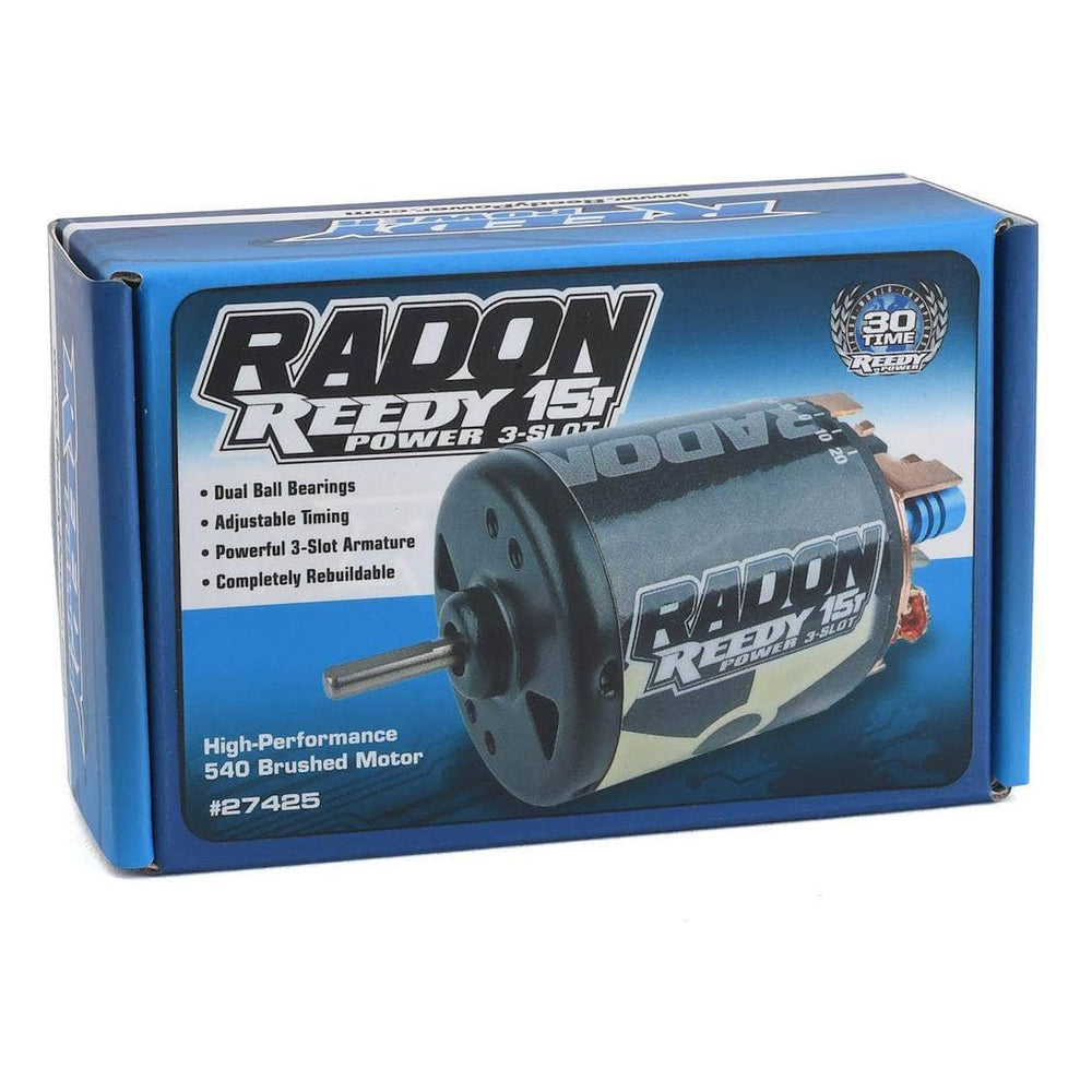 Caloosa Trains And Hobbies Reedy R/C Vehicles, Parts & Accessories ASC27425, Reedy Radon 2 3-Slot Brushed Motor (15T)