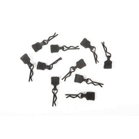 Caloosa Trains And Hobbies Axial Parts & Accessories AXI206000, 3mm Body Clip w/Tab, Black (10pc)