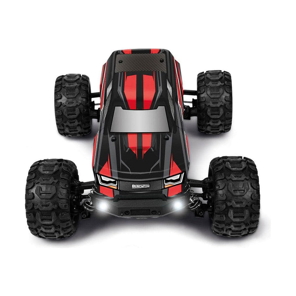 Caloosa Trains And Hobbies Monster Truck BZN540098, BlackZon Slyder MT 1/16 4WD Electric Monster Truck - Red