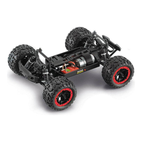 Caloosa Trains And Hobbies Monster Truck BZN540098, BlackZon Slyder MT 1/16 4WD Electric Monster Truck - Red