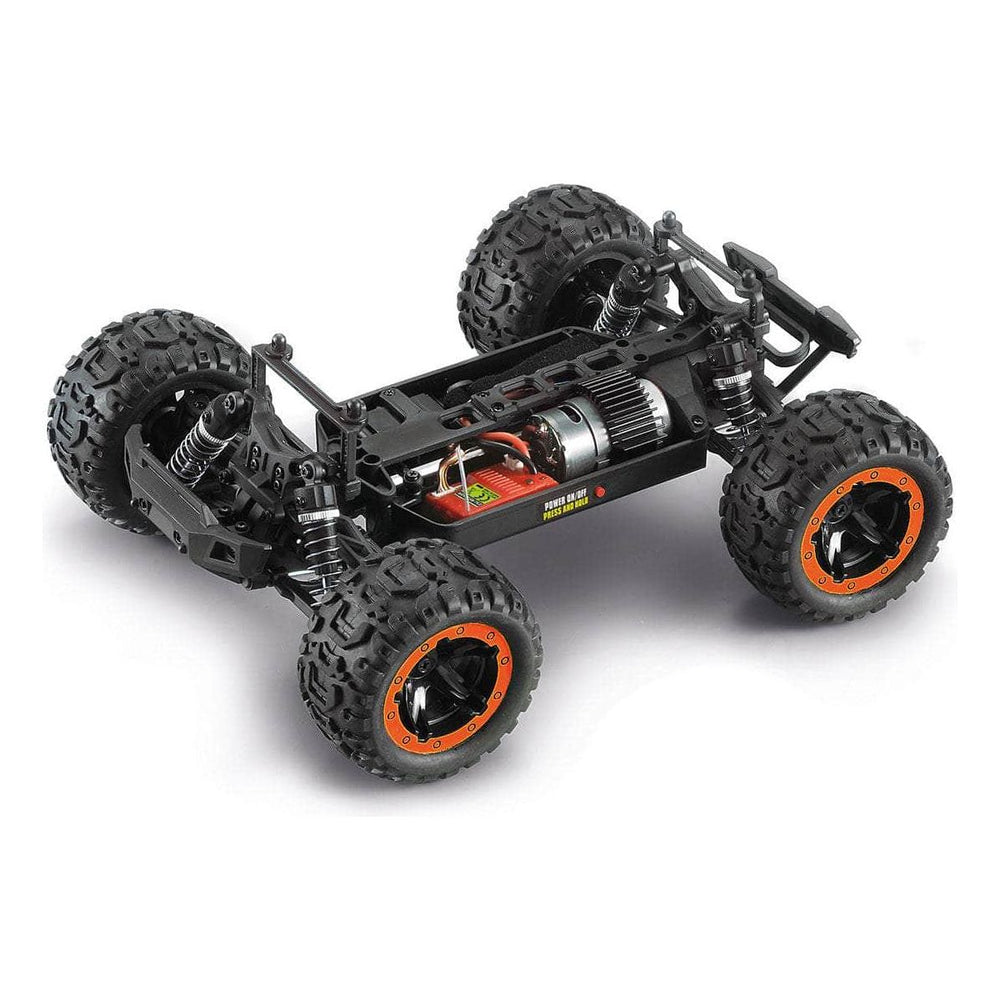 Caloosa Trains And Hobbies Monster Truck BZN540099, BlackZon Slyder MT 1/16 4WD Electric Monster Truck - Orange