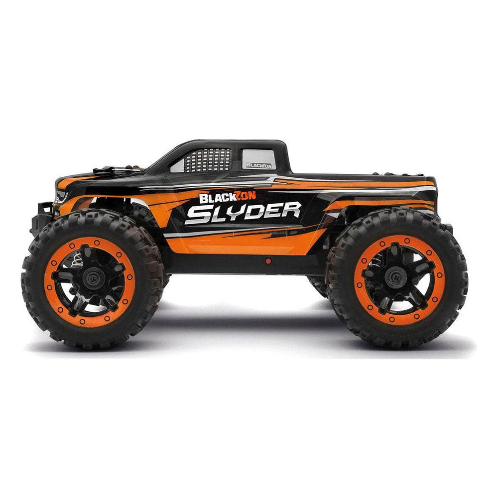 Caloosa Trains And Hobbies Monster Truck BZN540099, BlackZon Slyder MT 1/16 4WD Electric Monster Truck - Orange