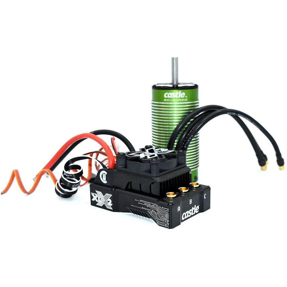 Caloosa Trains And Hobbies Castle Creations Parts & Accessories CSE010-0167-02, Castle Creations Mamba XLX 2 1/5 Sensored Brushless ESC/Motor Combo (1100Kv)