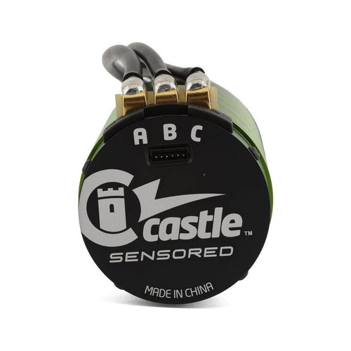 Caloosa Trains And Hobbies Castle Creations Parts & Accessories CSE060-0083-00, Castle Creations 2028 1/6 4-Pole Sensored Brushless Motor (800kV)