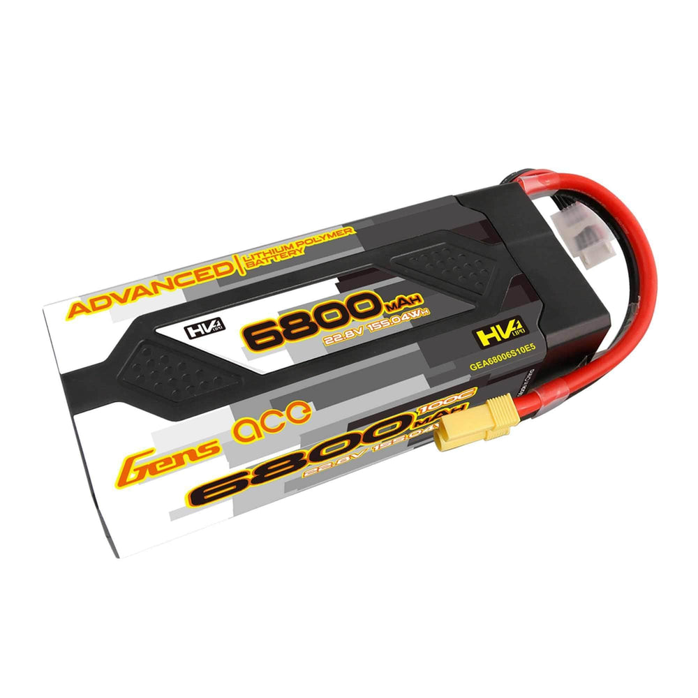 Caloosa Trains And Hobbies Gens Ace R/C Vehicles, Parts & Accessories GEA68006S10E5, 6800mAh 22.8V 6S1P HV 100C battery with EC5