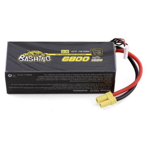 Caloosa Trains And Hobbies Gens Ace R/C Vehicles, Parts & Accessories GEA68006S12E5, Gens Ace Bashing Pro 6s LiPo Battery Pack 120C (22.2V/6800mAh)