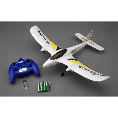 Caloosa Trains And Hobbies RC Airplane HBZ5300, HobbyZone Duet RTF Electric Airplane (523mm)