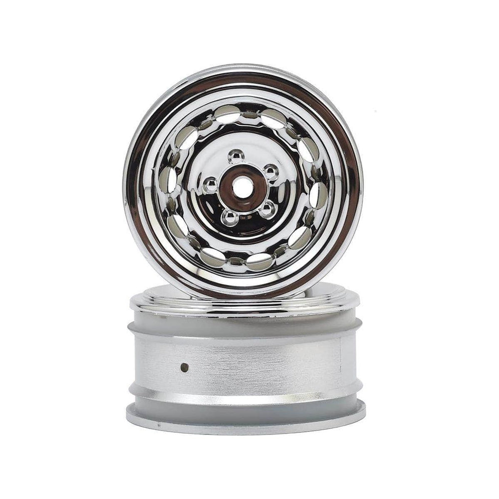 Caloosa Trains And Hobbies HPI Racing Parts & Accessories HPI33472, HPI 12mm Hex 26mm Vintage CC Wheel (2) (0mm Offset) (Chrome)