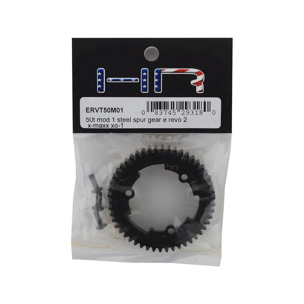 Caloosa Trains And Hobbies Hot Racing Parts & Accessories HRAERVT50M01, Hot Racing E Revo 2.0/X-Maxx/XO-1 Steel Mod 1 Steel Spur Gear (50T)