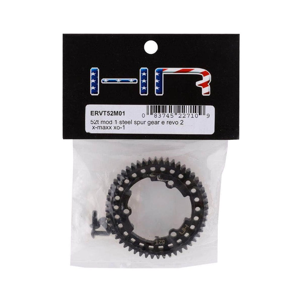 Caloosa Trains And Hobbies Hot Racing Parts & Accessories HRAERVT52M01, Hot Racing E Revo 2.0/X-Maxx/XO-1 Steel Mod 1 Steel Spur Gear (52T)