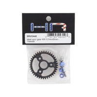 Caloosa Trains And Hobbies Hot Racing Parts & Accessories HRASRVO440, Hot Racing Traxxas MOD1 Steel Spur Gear (Blue) (40T)