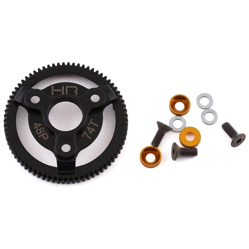 Caloosa Trains And Hobbies Hot Racing Parts & Accessories HRASTE874, Hot Racing Traxxas 48P Hardened Steel Spur Gear (74T)