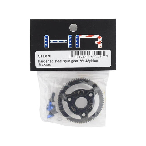 Caloosa Trains And Hobbies Hot Racing Parts & Accessories HRASTE876, Hot Racing Traxxas 48P Hardened Steel Spur Gear (76T)