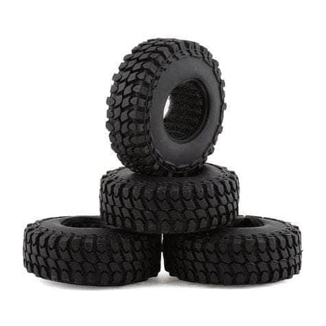 Caloosa Trains And Hobbies Hot Racing Parts & Accessories HRASXTF1019C, Hot Racing Axial SCX24 1.0 Micro Rock Crawler Z Tire (Soft)