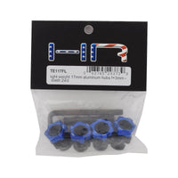 Caloosa Trains And Hobbies Hot Racing Parts & Accessories HRATE117FL, Hot Racing Traxxas Slash 17mm Aluminum Hubs (F+3mm)