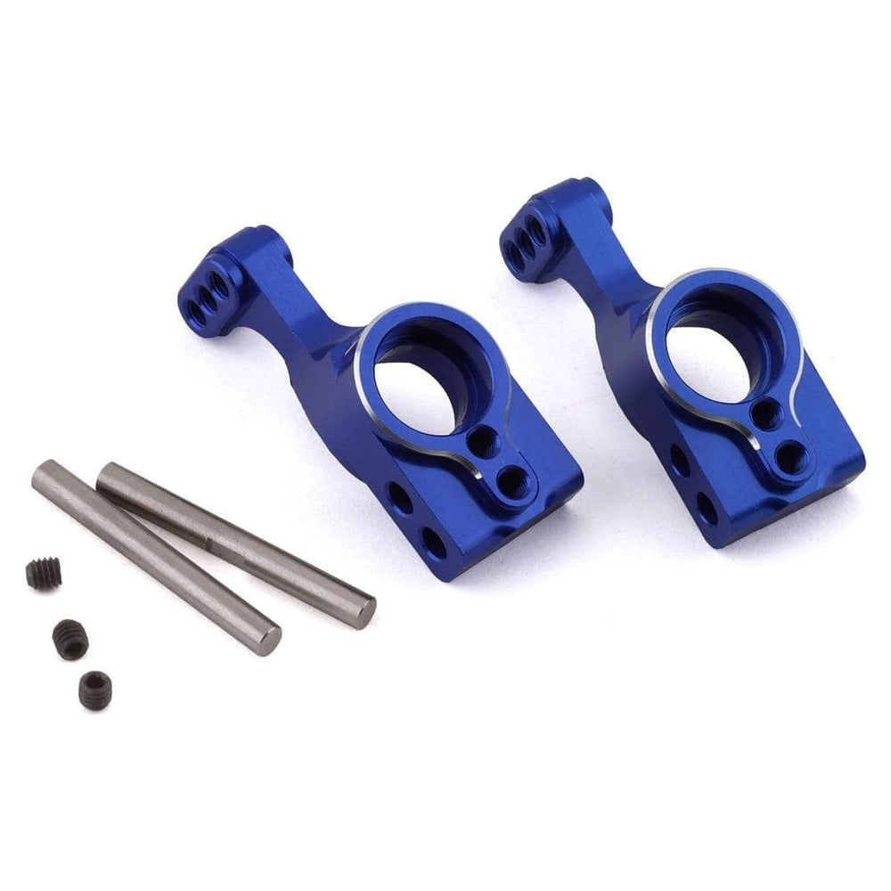 Caloosa Trains And Hobbies Hot Racing Parts & Accessories HRATE22N06, Hot Racing Traxxas Slash Pro Rear Axle Carriers (Blue)