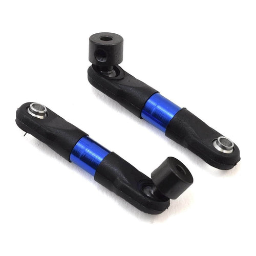 Caloosa Trains And Hobbies Hot Racing Parts & Accessories HRATE311PR, Hot Racing Traxxas Slash Sway Bar Push Rod (Blue) (2)