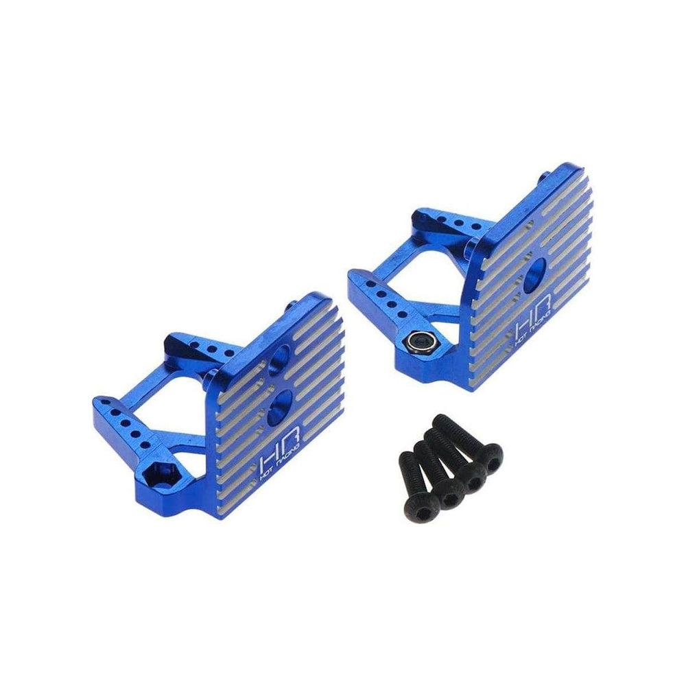 Caloosa Trains And Hobbies Hot Racing Parts & Accessories HRAXMX38X06, Hot Racing Traxxas X-Maxx Aluminum Motor Mount (Blue)