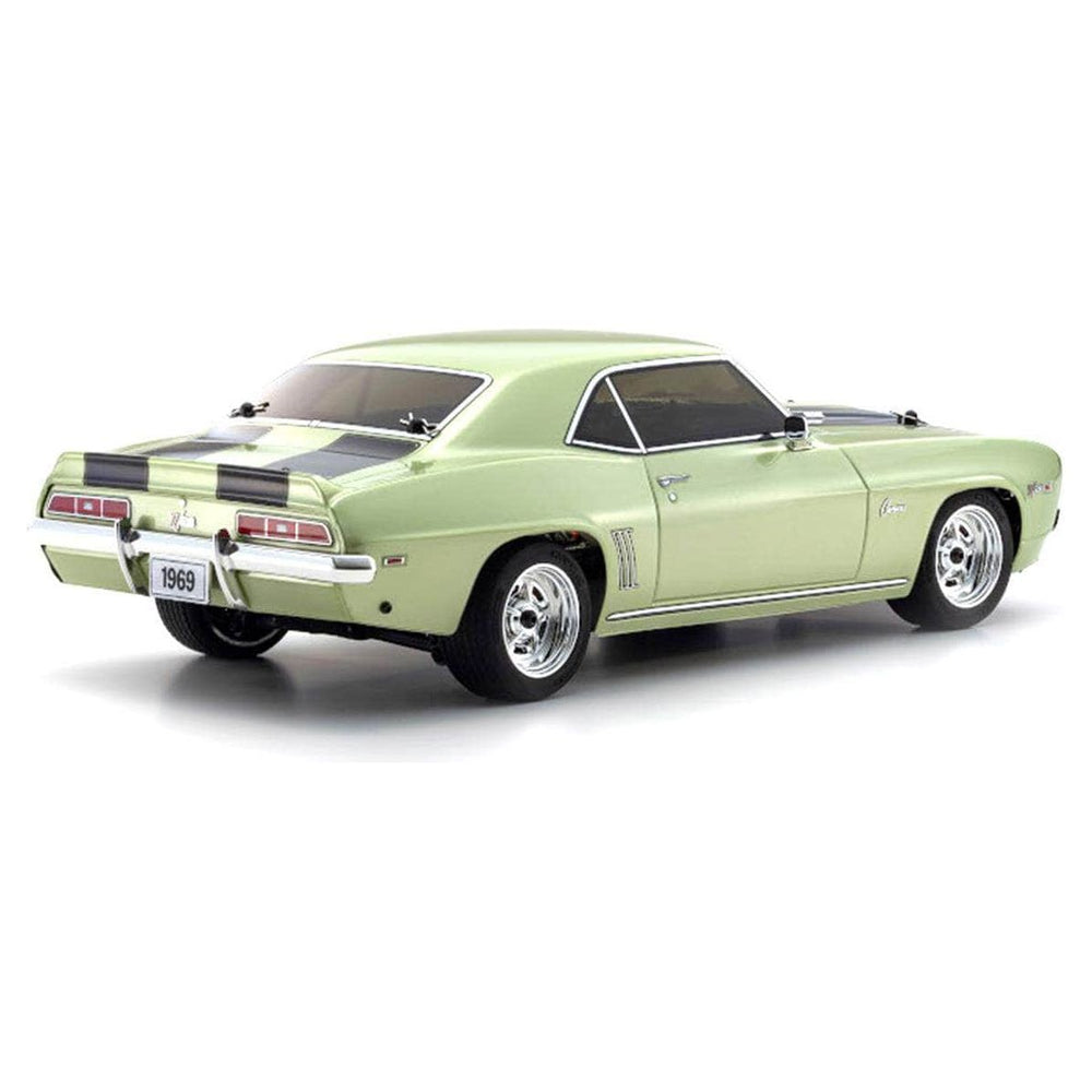 Caloosa Trains And Hobbies R/C On-Road Car KYO34418T2, Kyosho Fazer Mk2 FZ02 1969 Chevy Camaro Z/28 ReadySet (Frost Green) w/Syncro KT-231P 2.4GHz Radio - RTR