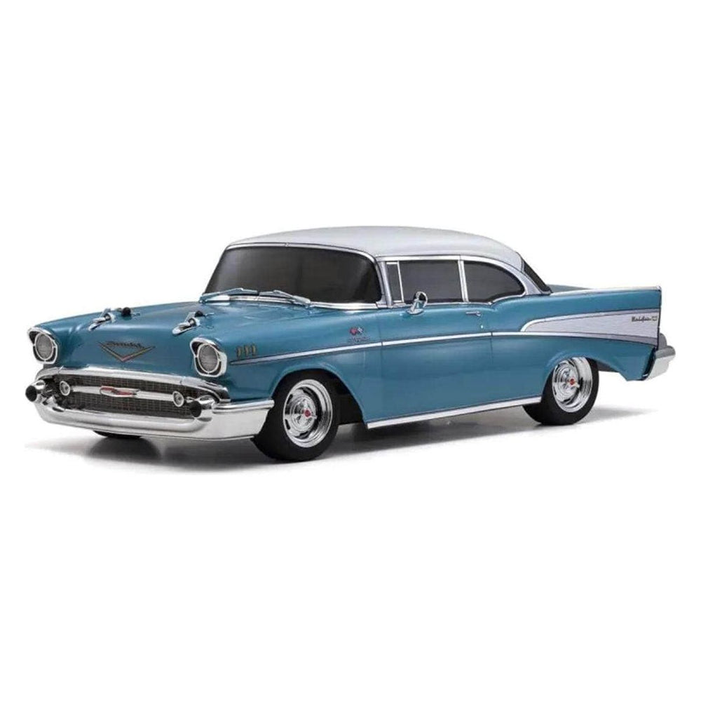 Caloosa Trains And Hobbies R/C Car KYO34433T1, Kyosho EP Fazer Mk2 FZ02L 1957 Chevy Bel Air Coupe ReadySet (Turquoise) w/Syncro KT-231P+ Radio