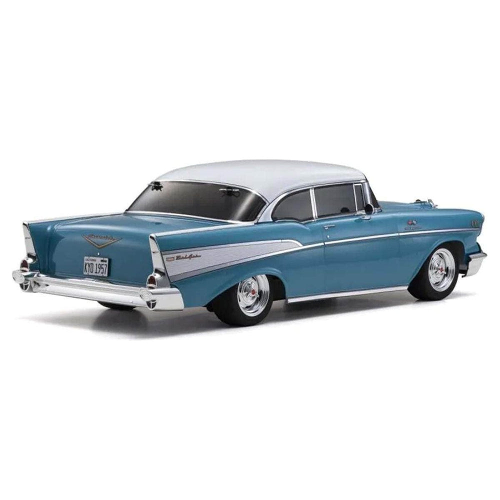 Caloosa Trains And Hobbies R/C Car KYO34433T1, Kyosho EP Fazer Mk2 FZ02L 1957 Chevy Bel Air Coupe ReadySet (Turquoise) w/Syncro KT-231P+ Radio