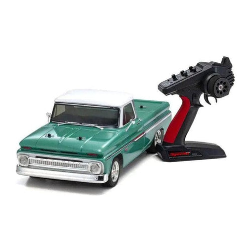 Caloosa Trains And Hobbies R/C Electric Touring Car KYO34435T1, 1966 Chevy C10 Fleetside Pickup 1/10 Scale Electric Powered 4WD Fazer Mk2, FZ02 Series