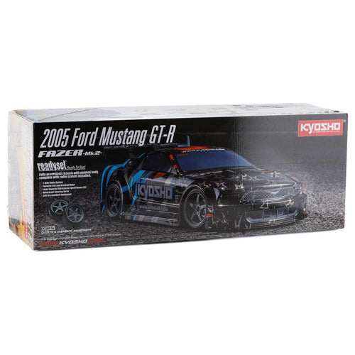 Caloosa Trains And Hobbies RC Drift Car KYO34472T1, Kyosho Fazer Mk2 FZ02 2005 Ford Mustang GT-R Drift ReadySet - RTR