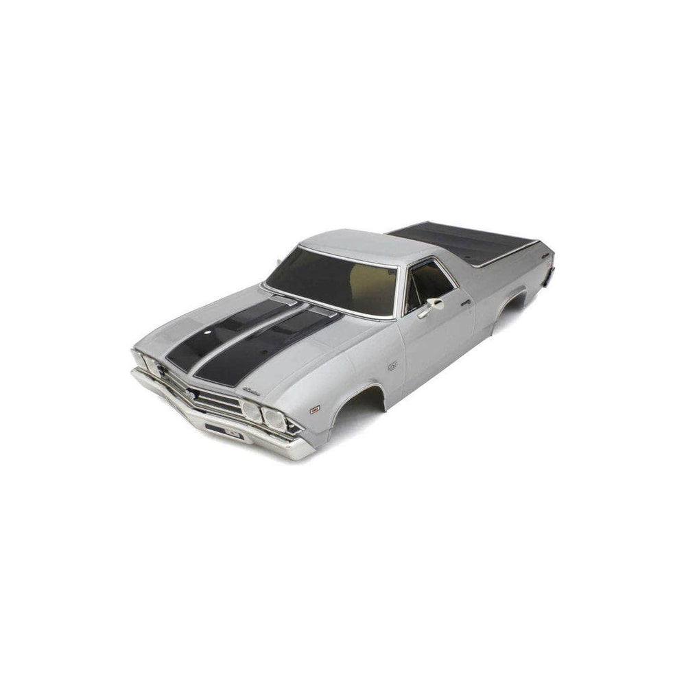 Caloosa Trains And Hobbies KYOSHO Parts & Accessories KYOFAB705SL, Kyosho 1969 Chevy El Camino SS 396 Cortez Silver Decoration Body Set