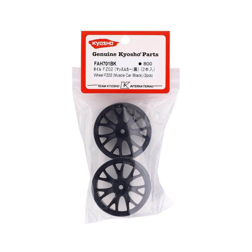 Caloosa Trains And Hobbies R/C Car/Parts KYOFAH701BK, Kyosho Fazer Mk2 Mesh 7 Wheel (Black) (2)