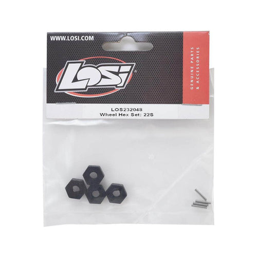 Caloosa Trains And Hobbies LOSI Parts & Accessories LOS232048, Losi 12mm 22S SCT Wheel Hex Set