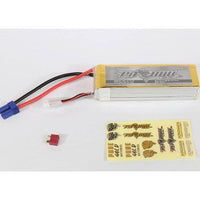 Caloosa Trains And Hobbies RC Battery PBTPBB6A100C3S, Pure Gold 100c 3s 6000mAh 11.1V Softcase Lipo Battery, w/ LED Battery Check - EC5 +Deans Plug