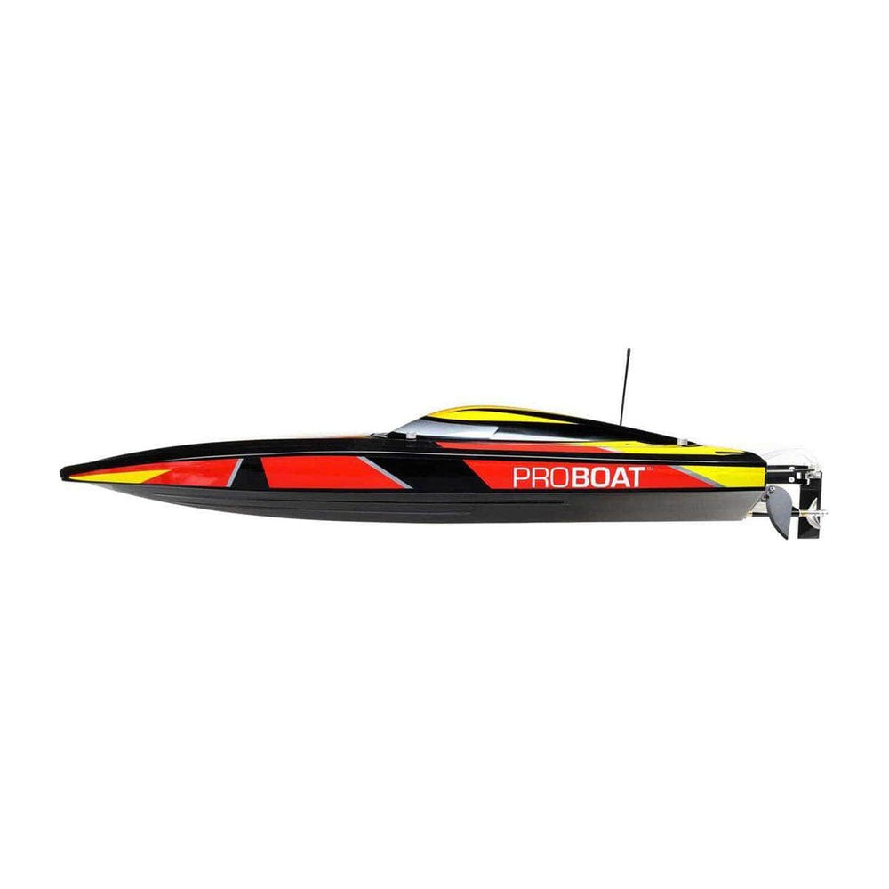 Caloosa Trains And Hobbies R/C Boat PRB08032V2T1, Pro Boat Sonicwake 36" Self-Righting RTR Deep-V Brushless Boat (Black) w/Spektrum SLT3 2.4GHz Radio