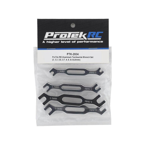 Caloosa Trains And Hobbies Parts & Accessories PTK-2034, ProTek RC Aluminum Turnbuckle Wrench Set  (3, 3.2, 3.5, 3.7, 4, 5, 5.5 & 6mm)