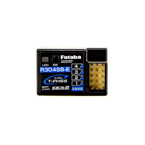 Caloosa Trains And Hobbies Futaba Parts & Accessories R304SB-E, Futaba R304SB-E T-FHSS 4-Channel Telemetry 2.4GHz Receiver (EP Only)