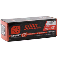 Caloosa Trains And Hobbies Spektrum Batteries & Chargers SPMX54S50H5, Spektrum RC 4S Smart G2 LiPo 50C Battery Pack (14.8V/5000mAh) w/IC5 Connector