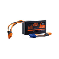 Caloosa Trains And Hobbies Spektrum Batteries & Chargers SPMX6502SH2, Spektrum RC 7.4V 650mAh 2S 30C LiPo Battery: IC2