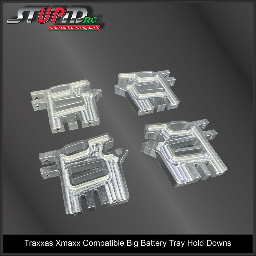 Caloosa Trains And Hobbies Traxxas Parts & Accessories STP1027, Big Battery Hold-downs compatible with Traxxas Xmaxx