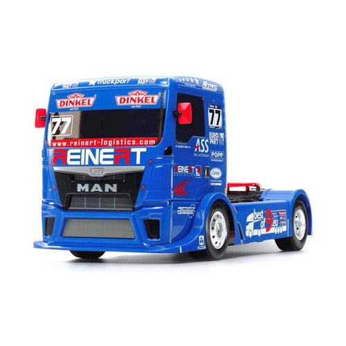 Caloosa Trains And Hobbies Tamiya R/C Vehicles, Parts & Accessories TAM58642-60A, Tamiya Team Reinert Racing MAN TGS 1/14 4WD On-Road Semi Truck