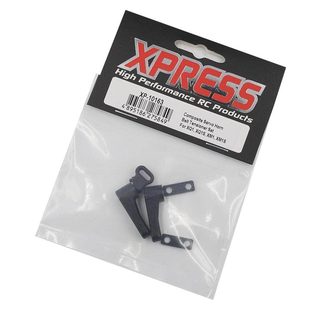 Caloosa Trains And Hobbies Xpress R/C Parts & Accessories XP-10163, Composite Servo & Horn Belt Tensioner Set