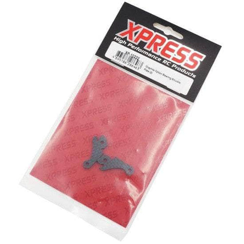 Caloosa Trains And Hobbies Xpress R/C Parts & Accessories XP-10222, GRAPHITE OPTION STEERING KNUCKLE PLATE