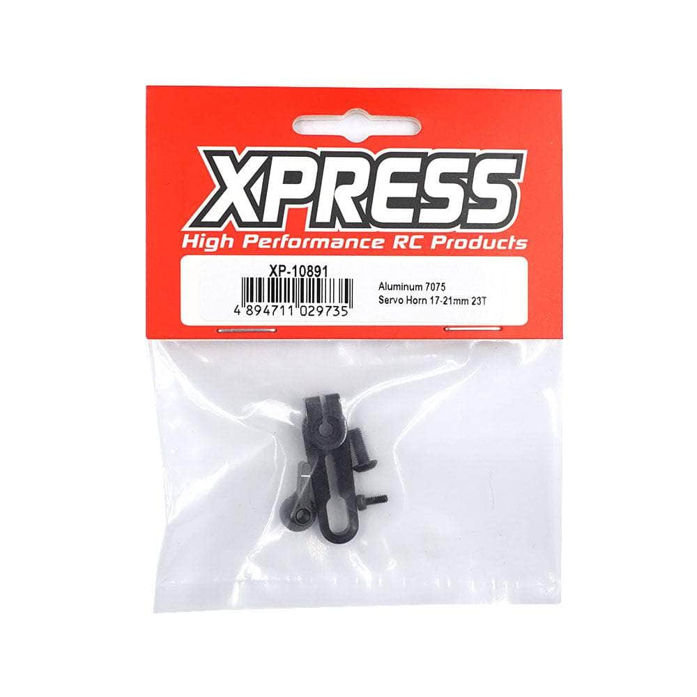 Caloosa Trains And Hobbies Xpress R/C Parts & Accessories XP-10891, Aluminum 7075 Height Adjustable Servo Horn 17-21mm 23T