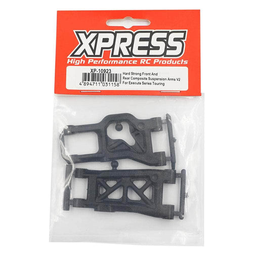 Caloosa Trains And Hobbies Xpress R/C Parts & Accessories XP-10923, Hard Strong Front And Rear Composite Suspension Arms V2