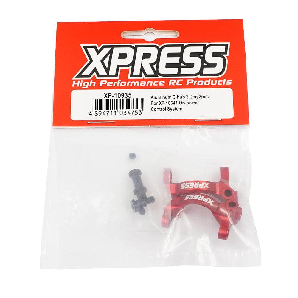 Caloosa Trains And Hobbies Xpress R/C Parts & Accessories XP-10935, Aluminum C-hub 2 Deg 2pcs For On-power Control System V2