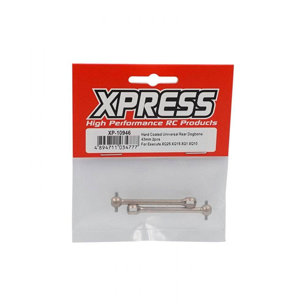 Caloosa Trains And Hobbies Xpress R/C Parts & Accessories XP-10946, Hard Coated Aluminum Universal Rear Dogbone 43mm 2pcs For Execute Series Touring